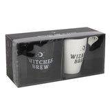 Witch and Wizard Couples Mug and Spoon Set: 3 - Mugs By Gift Moments