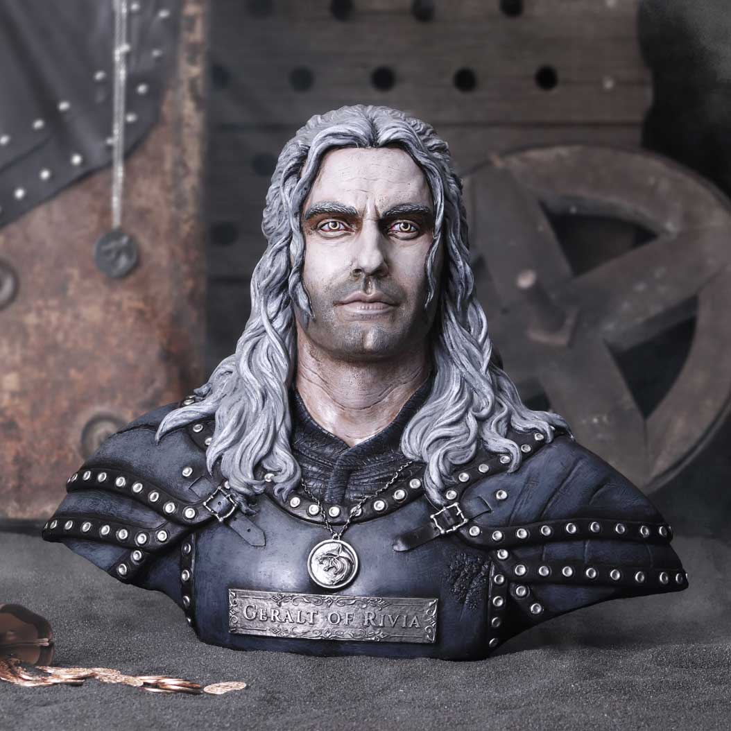 The Witcher Geralt of Rivia Bust: 1 - Figures & Collectables By The Witcher