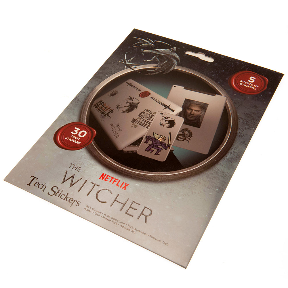 The Witcher Tech Stickers: 4 Stickers By The Witcher