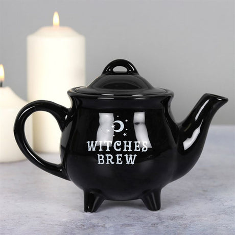 Witches Brew Black Ceramic Tea Pot: 1 - By Gift Moments