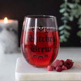 Witches Brew Stemless Wine Glass: 1 - Glassware By Gift Moments