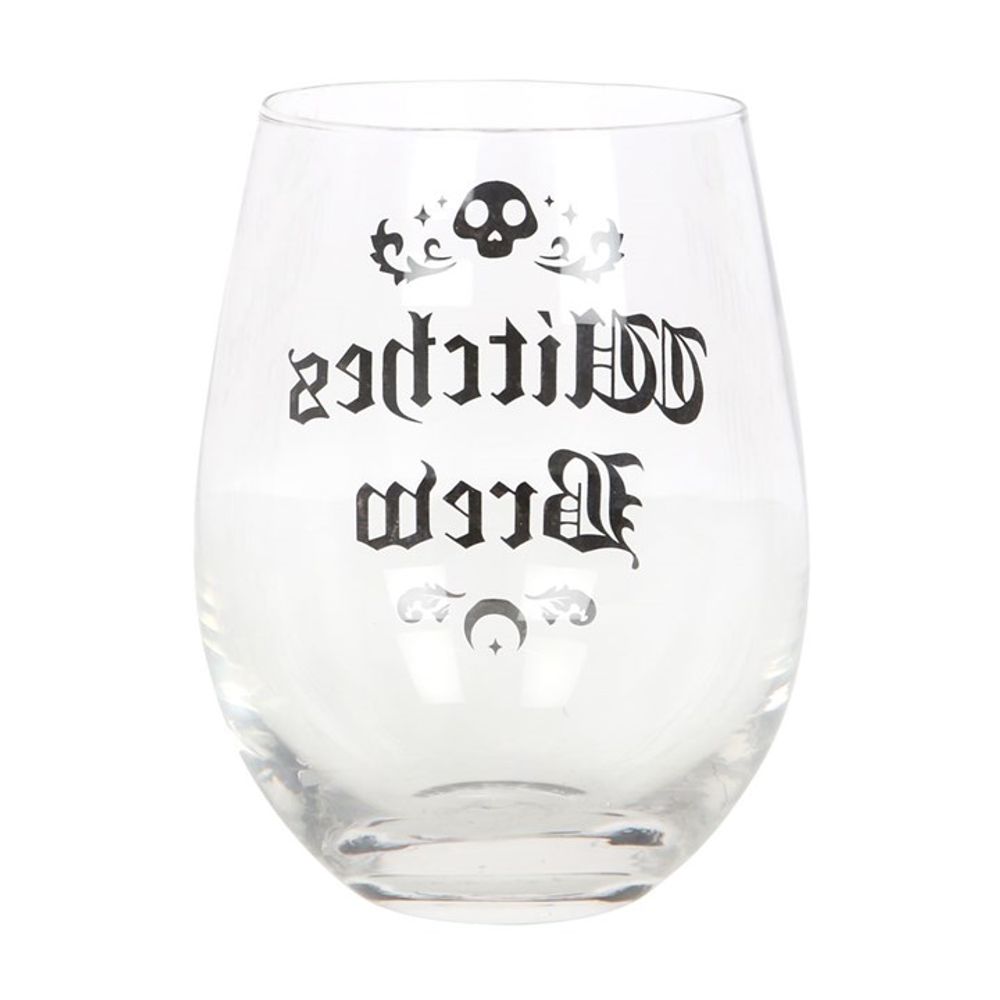 Witches Brew Stemless Wine Glass: 3 - Glassware By Gift Moments
