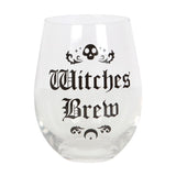 Witches Brew Stemless Wine Glass: 2 - Glassware By Gift Moments