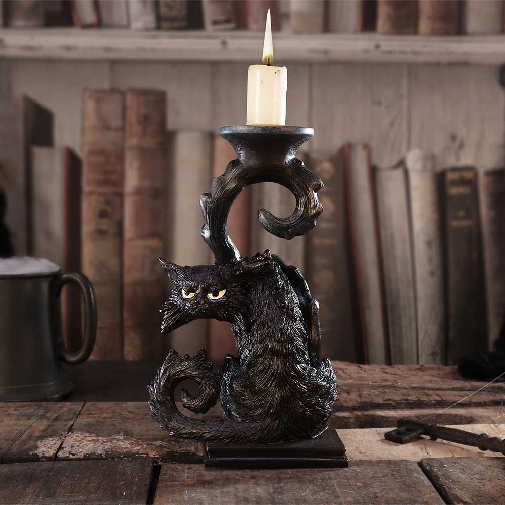Witches Familiar Spite Candlestick Holder 18.5cm: 1 - Candles & Holders By NN Designs