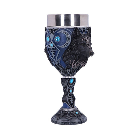 Wolf Moon Goblet 19.5cm: 5 - Goblets & Chalices By NN Designs