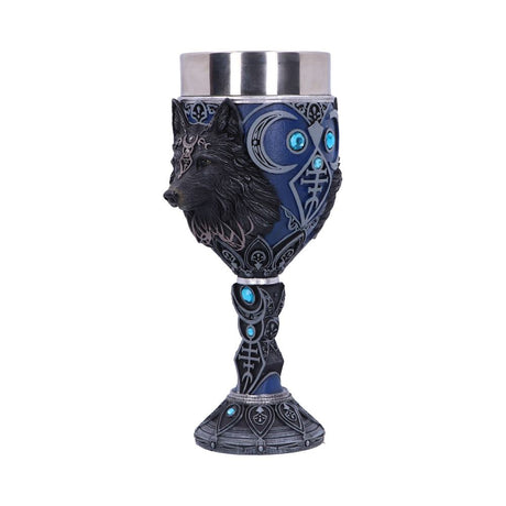 Wolf Moon Goblet 19.5cm: 3 - Goblets & Chalices By NN Designs