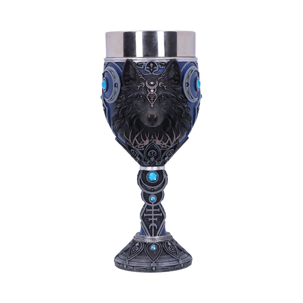 Wolf Moon Goblet 19.5cm: 4 - Goblets & Chalices By NN Designs