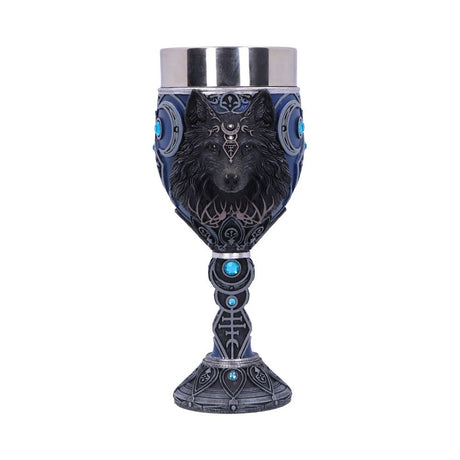 Wolf Moon Goblet 19.5cm: 4 - Goblets & Chalices By NN Designs