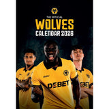 Wolverhampton Wanderers FC A3 Calendar 2026: 1 - Calendars By Wolverhampton Wanderers