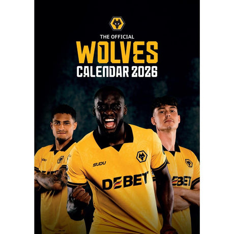 Wolverhampton Wanderers FC A3 Calendar 2026: 1 - Calendars By Wolverhampton Wanderers