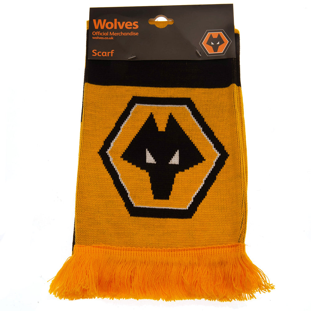 Wolverhampton Wanderers FC Bar Scarf - Shop Scarves At Gift Moments - 4