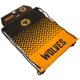 Wolverhampton Wanderers FC Fade Gym Bag: 2 Bags By Wolverhampton Wanderers