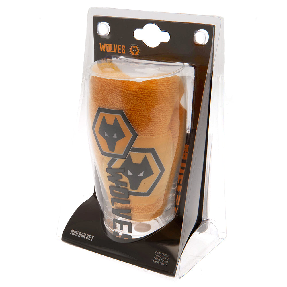 Wolverhampton Wanderers FC Mini Bar Set - Shop Barware At Gift Moments - 3