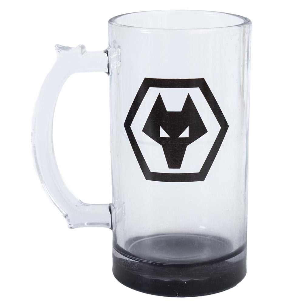 Wolverhampton Wanderers FC Stein Glass Tankard - Shop Tankards At Gift Moments - 1