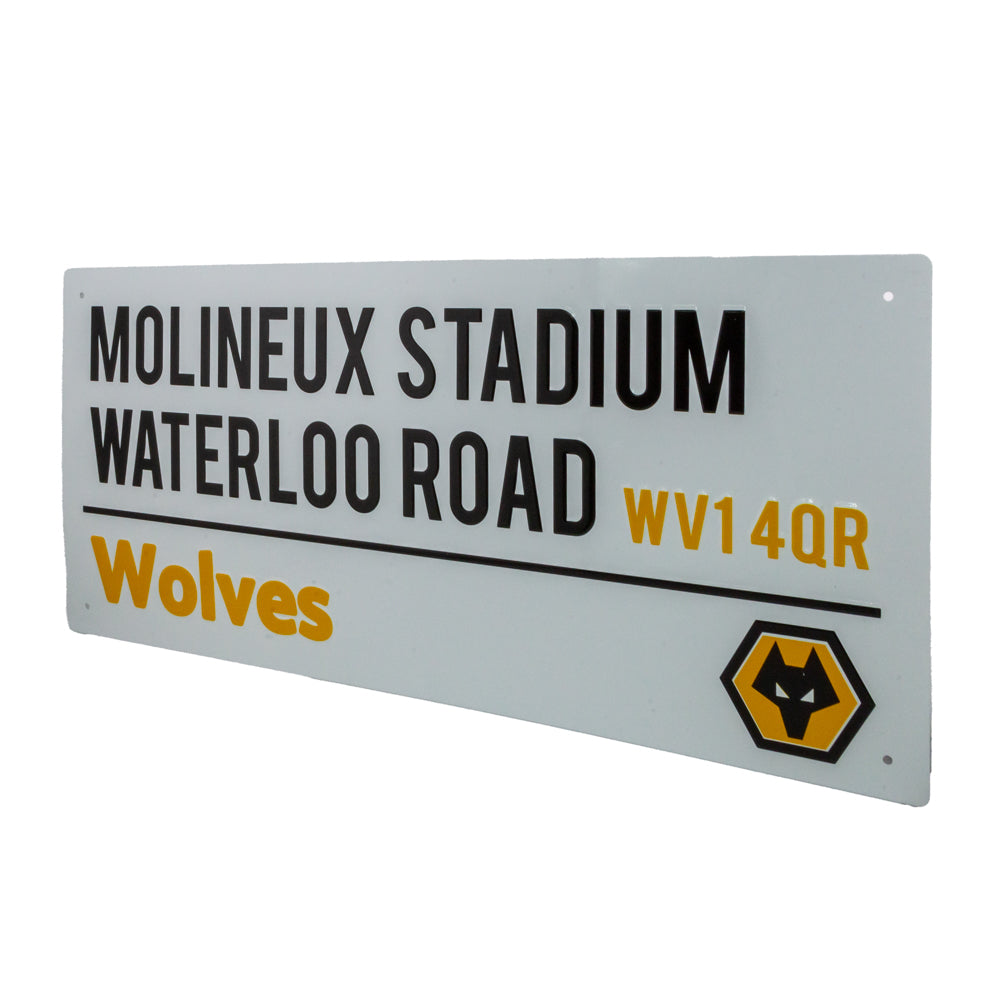 Wolverhampton Wanderers FC White Street Sign: 3 Signs & Plaques By Wolverhampton Wanderers