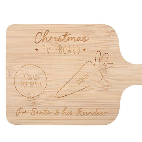 Wooden Christmas Eve Serving Board: 4 - Chopping Boards By Gift Moments
