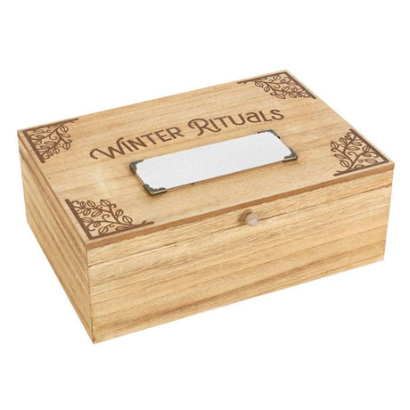 Wooden Winter Rituals Box: 1 - By Gift Moments