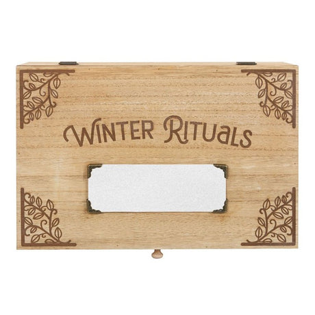 Wooden Winter Rituals Box: 3 - By Gift Moments