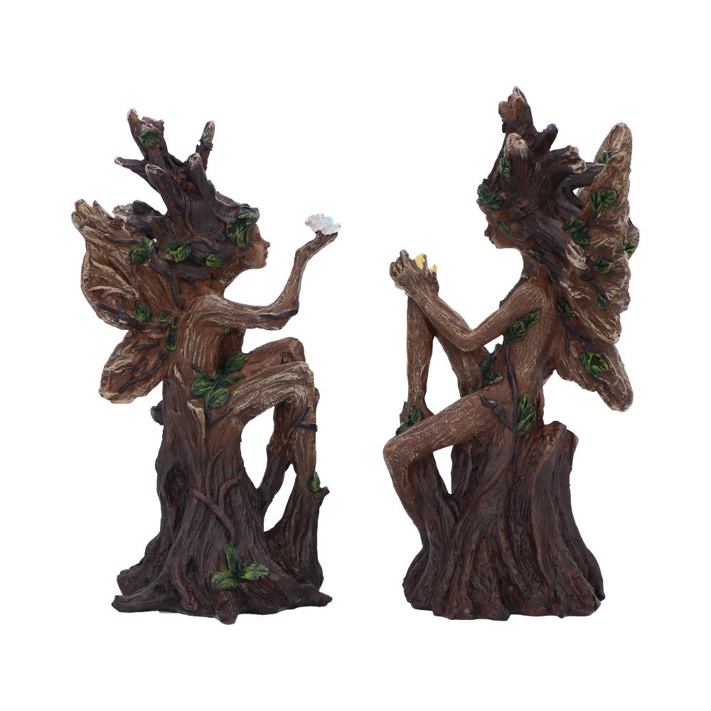 Woodland Beauty Tree Fairy Figurines (set of 2): 4 - Figurines Small (Under 15cm) By NN Designs