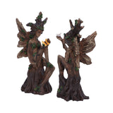 Woodland Beauty Tree Fairy Figurines (set of 2): 3 - Figurines Small (Under 15cm) By NN Designs