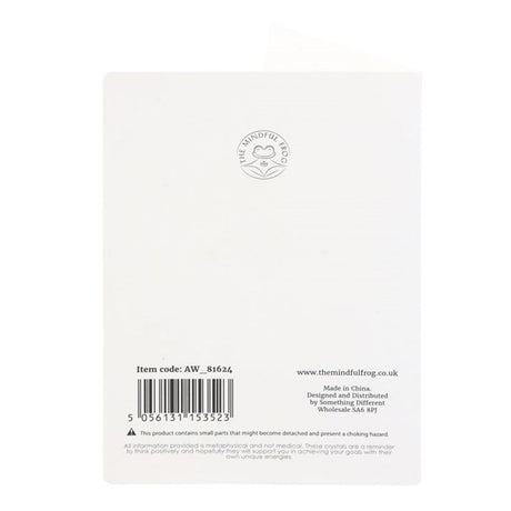 Out Of This World Tiger’s Eye Crystal Moon Greeting Card: 3 - Greeting Cards By Gift Moments