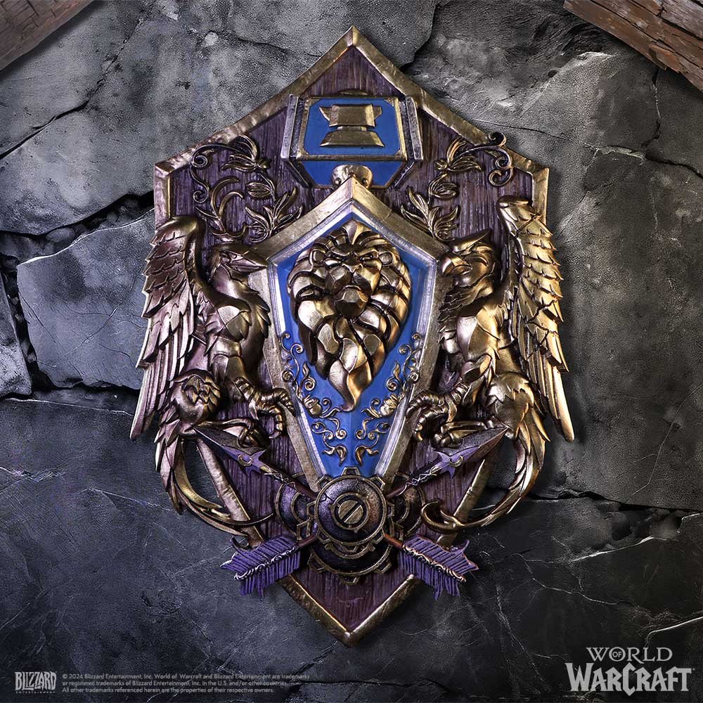 World of Warcraft Alliance Wall Plaque - Shop Signs & Plaques At Gift Moments - 1