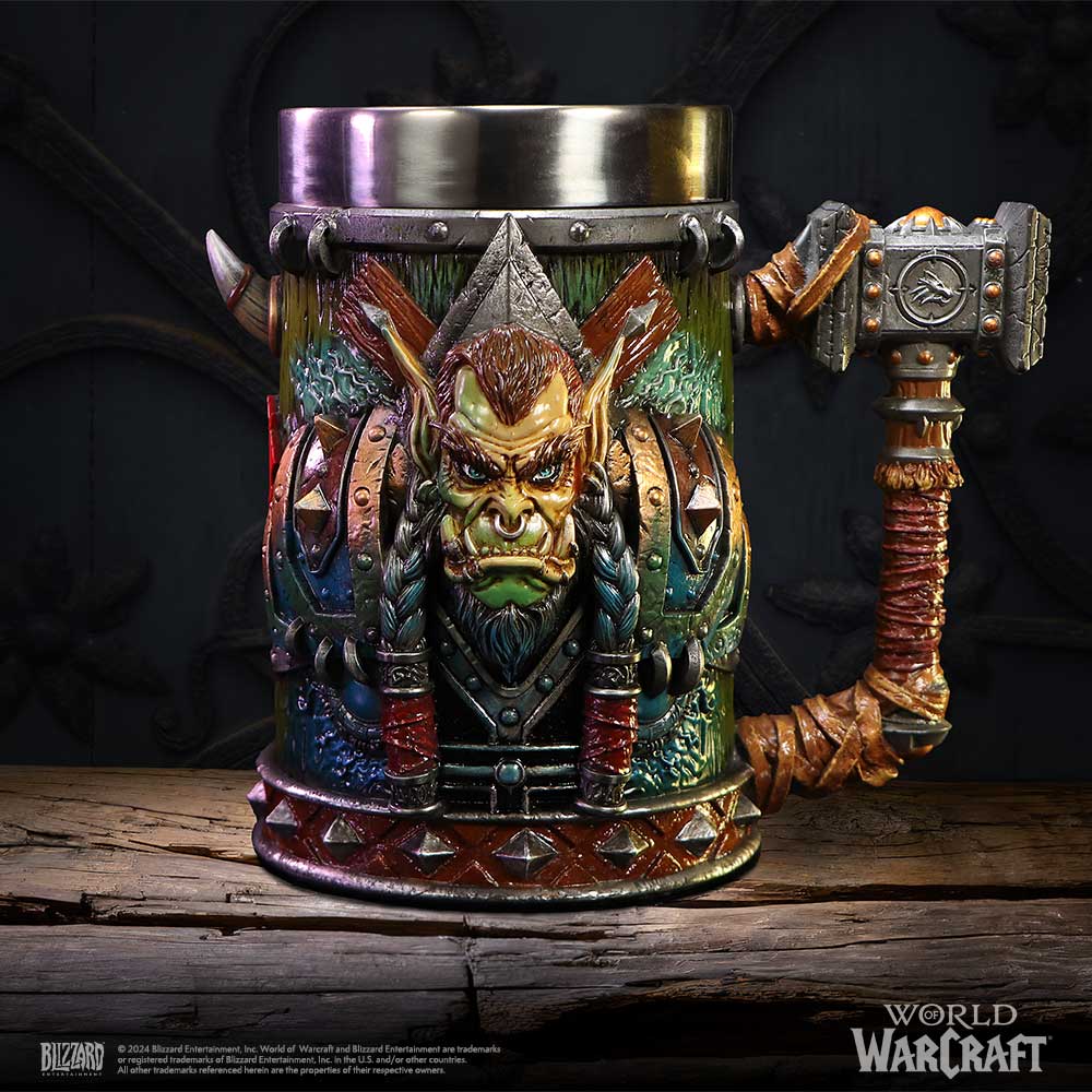 World of Warcraft Warchief Thrall Collectible Tankard - Shop Tankards At Gift Moments - 1