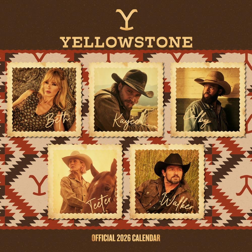Yellowstone Square Calendar 2026: 1 - Calendars By Gift Moments