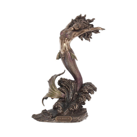 Yemaya Goddess of Water Figurine Bronze Mermaid Ocean Ornament: 2 - Figures & Collectables By Gift Moments