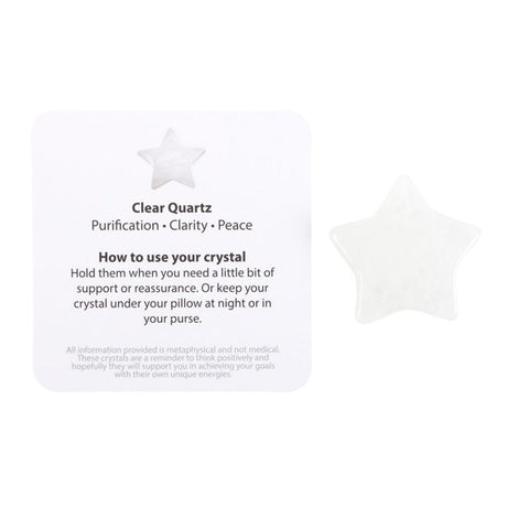 You’re a Star Lucky Clear Quartz Crystal Star in a Bag: 2 - By Gift Moments