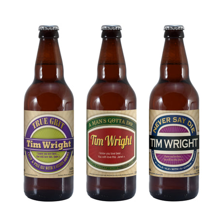 Man's Virtues Pack of 3 Beer - Gift Moments