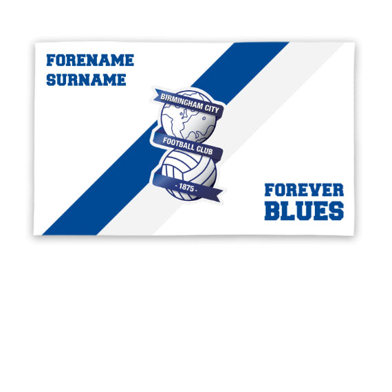 Personalised Birmingham City FC Forever 5ft x 3ft Banner