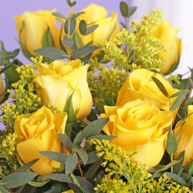 24 Yellow Roses Bouquet - Gift Moments
