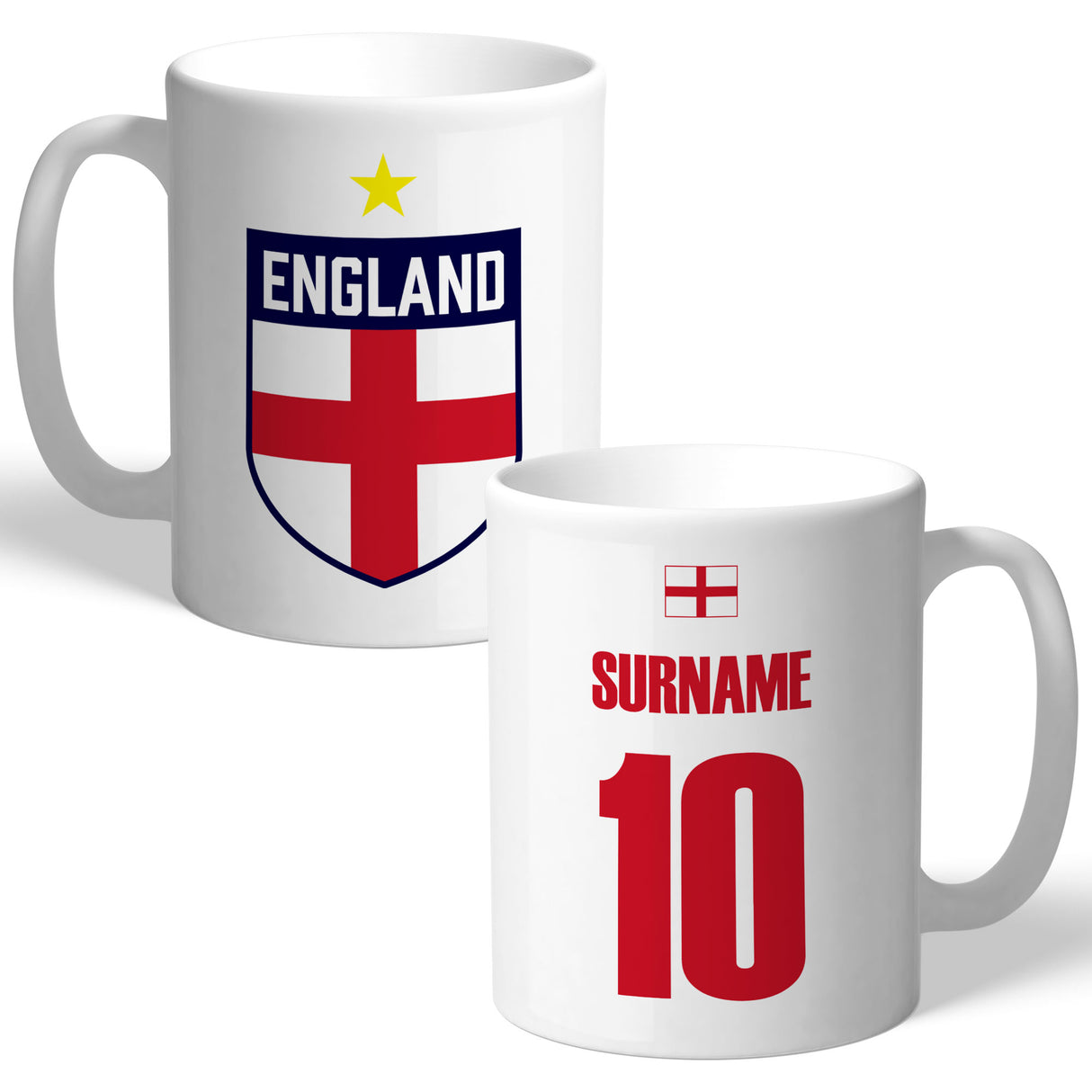 England World Cup White Mug - Gift Moments