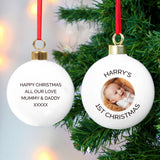 Photo Upload Bauble - Gift Moments