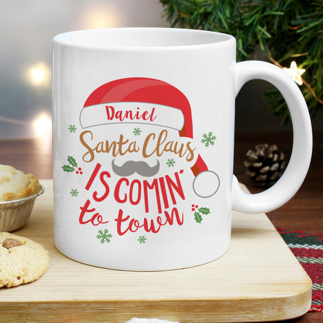 Santa Claus Is Comin To Town Mug - Gift Moments