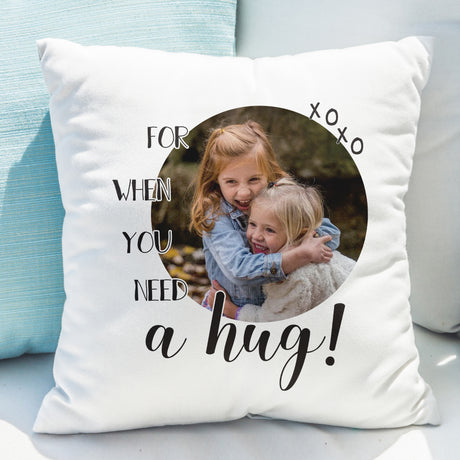 Need A Hug Photo Upload Cushion - Gift Moments