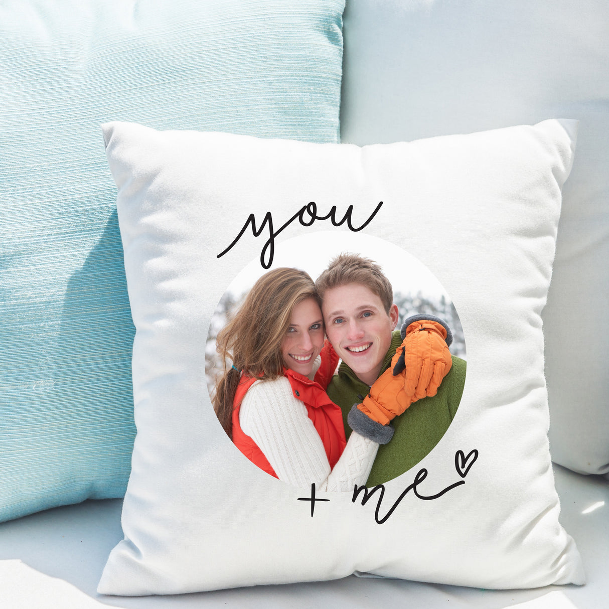 You & Me Photo Upload Cushion - Gift Moments