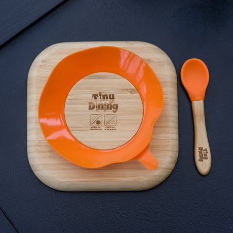 Lion Bamboo Suction Plate & Spoon - Gift Moments