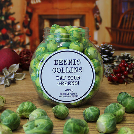 Chocolate Brussels Sprouts Jar - Gift Moments