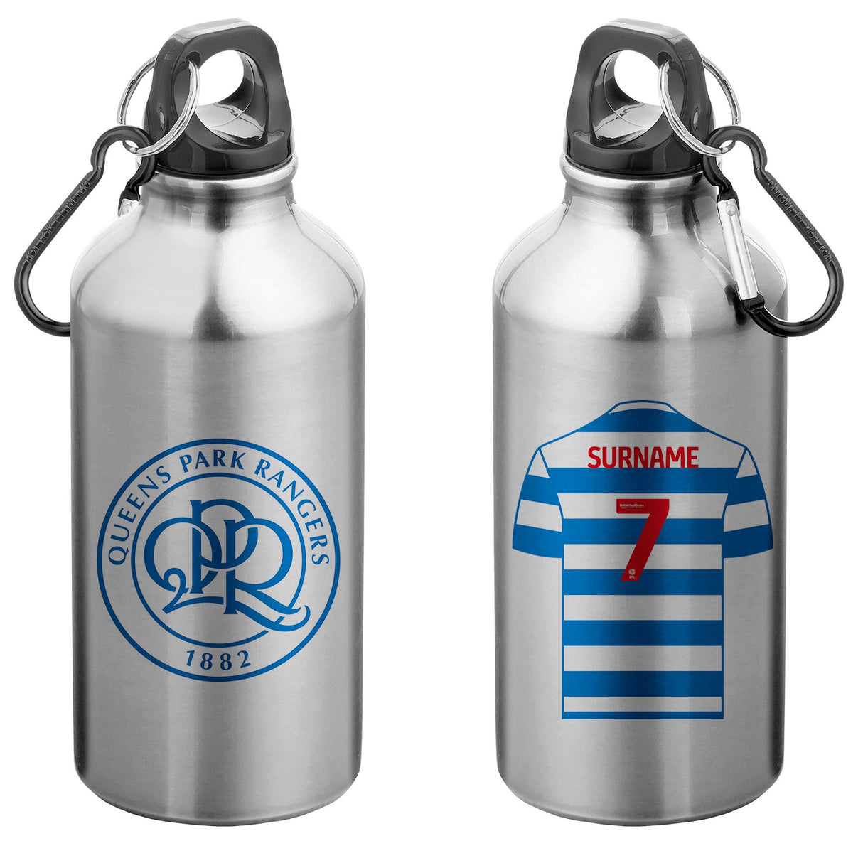 Personalised Queens Park Rangers FC Aluminium Water Bottle