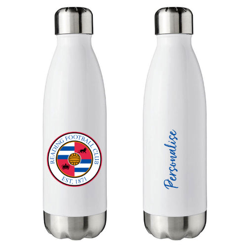 Personalised Reading FC Crest Insulated Water Bottle