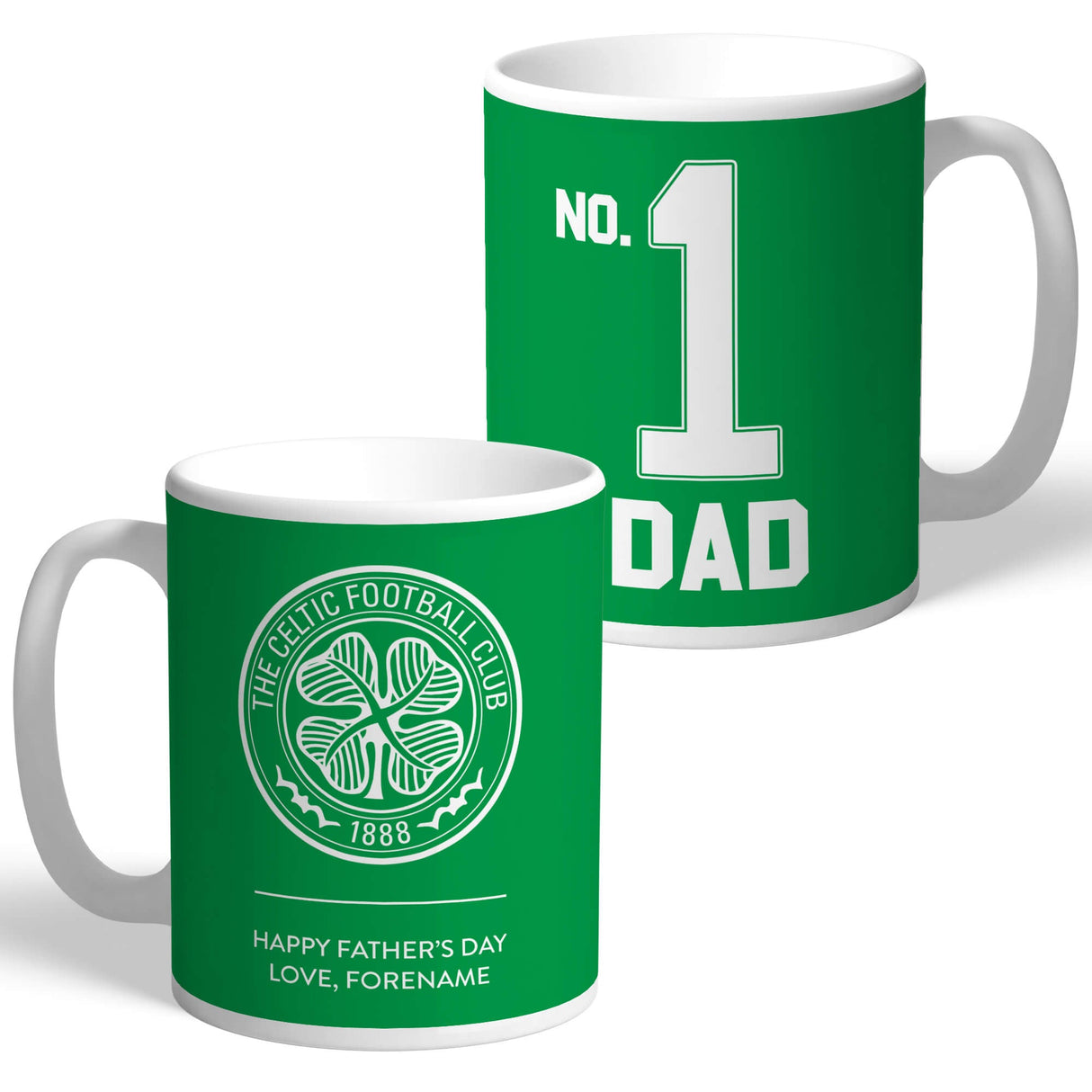 Personalised Celtic FC Father's Day Mug