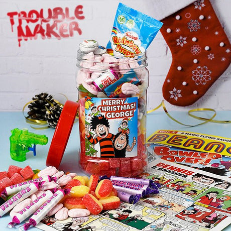 Beano Christmas Sweet Jar - Gift Moments