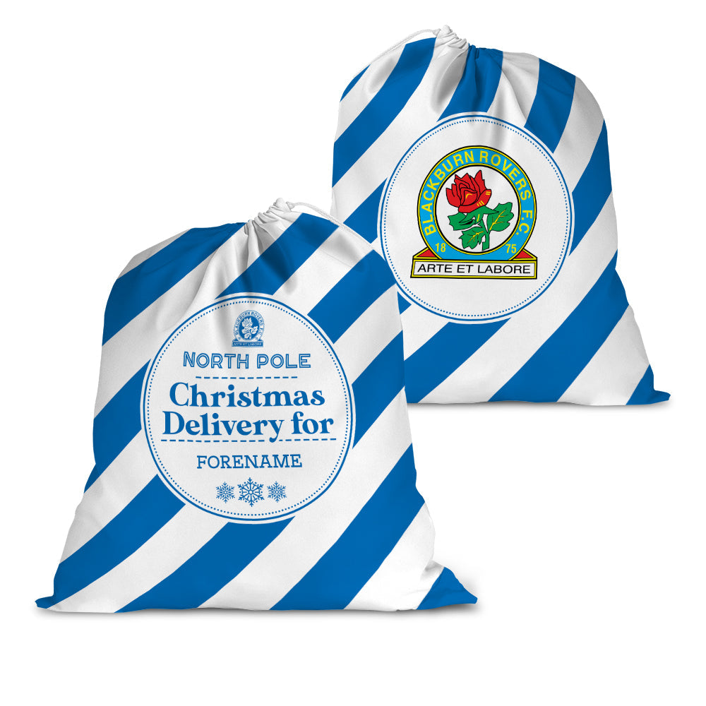 Personalised Blackburn Rovers FC Christmas Delivery Sack