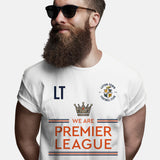 Personalised Luton Town FC We Are Premier League Men's T-Shirt