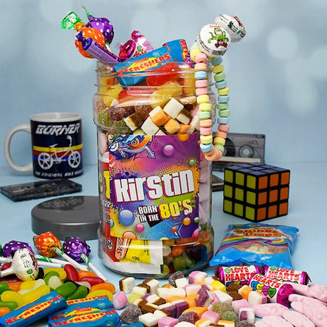 Born In The 80's Retro Sweet Jar - Gift Moments