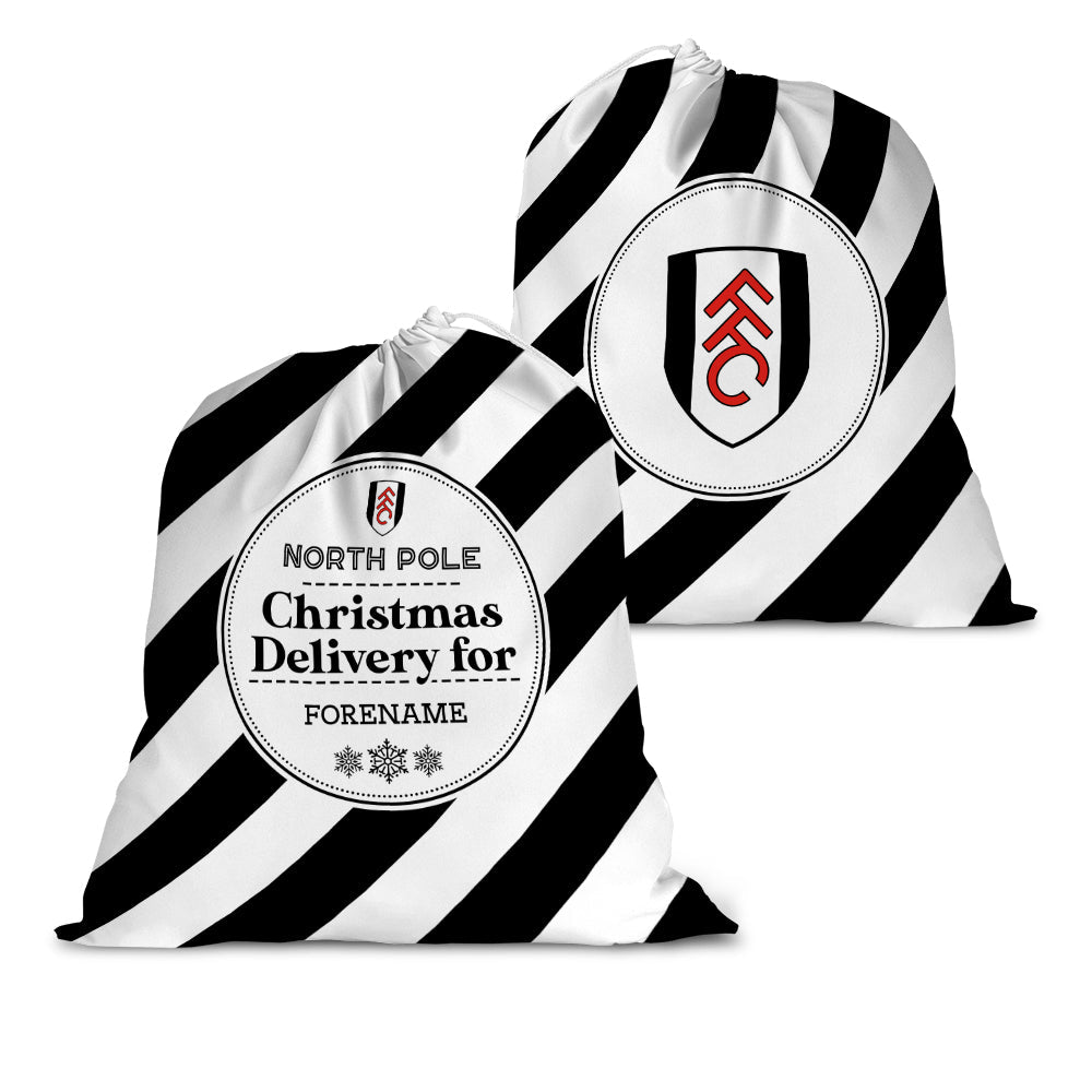 Personalised Fulham FC Christmas Delivery Sack