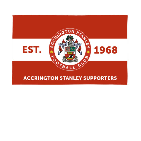 Personalised Accrington Stanley Supporters 5ft x 3ft Banner