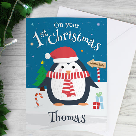 Christmas Penguin Card - Gift Moments